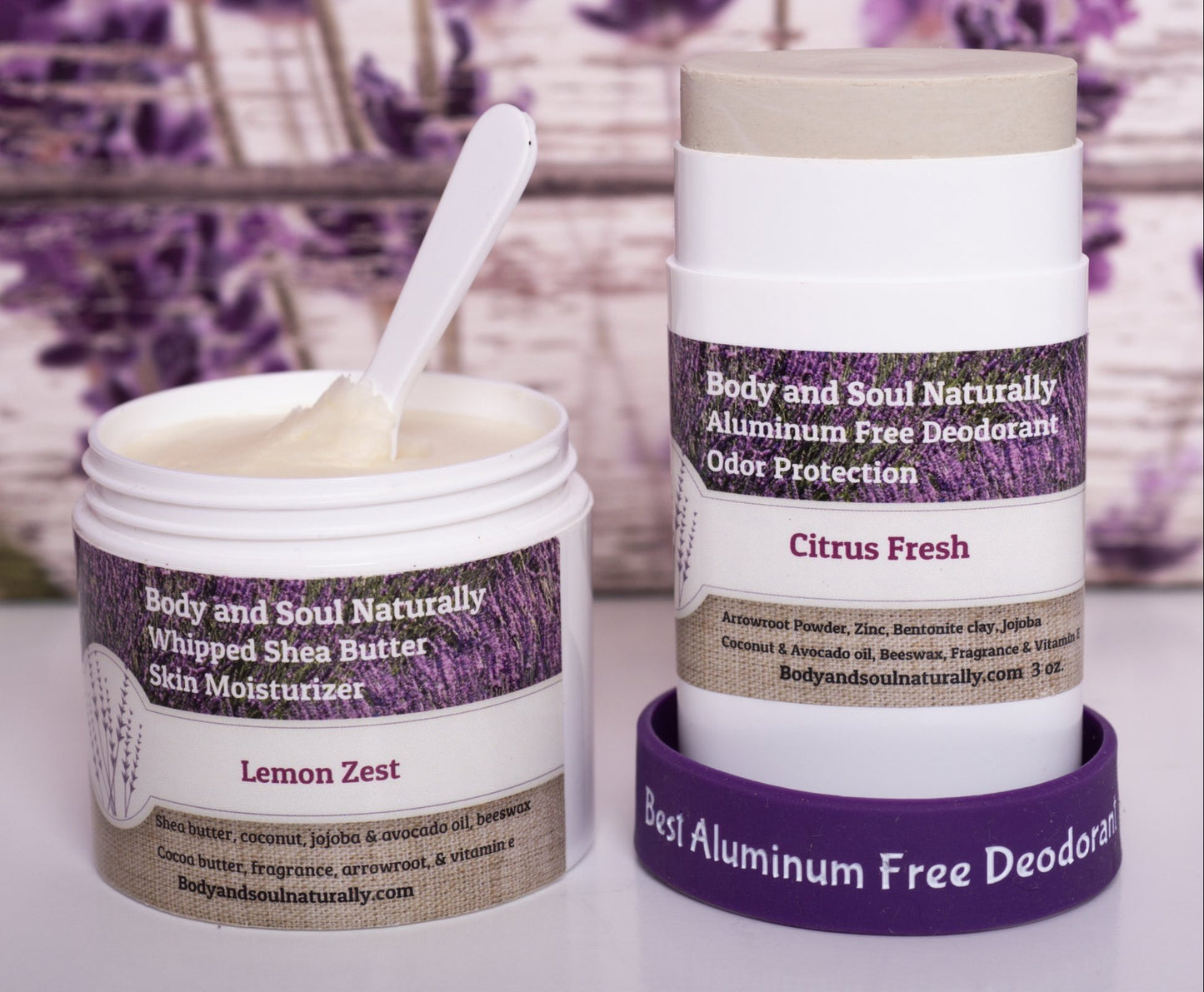 Deodorant & Shea Butter Combo (Women) - Body and Soul Naturally LLC