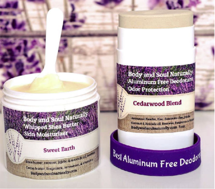 Deodorant & Shea Butter Combo (Men) - Body and Soul Naturally LLC