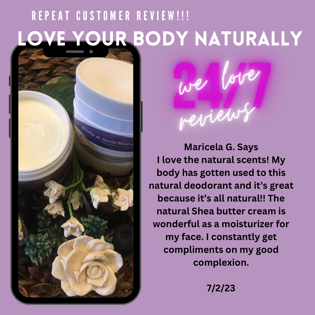 Body and Soul Naturally, Aluminum Free Deodorant That Works Body and