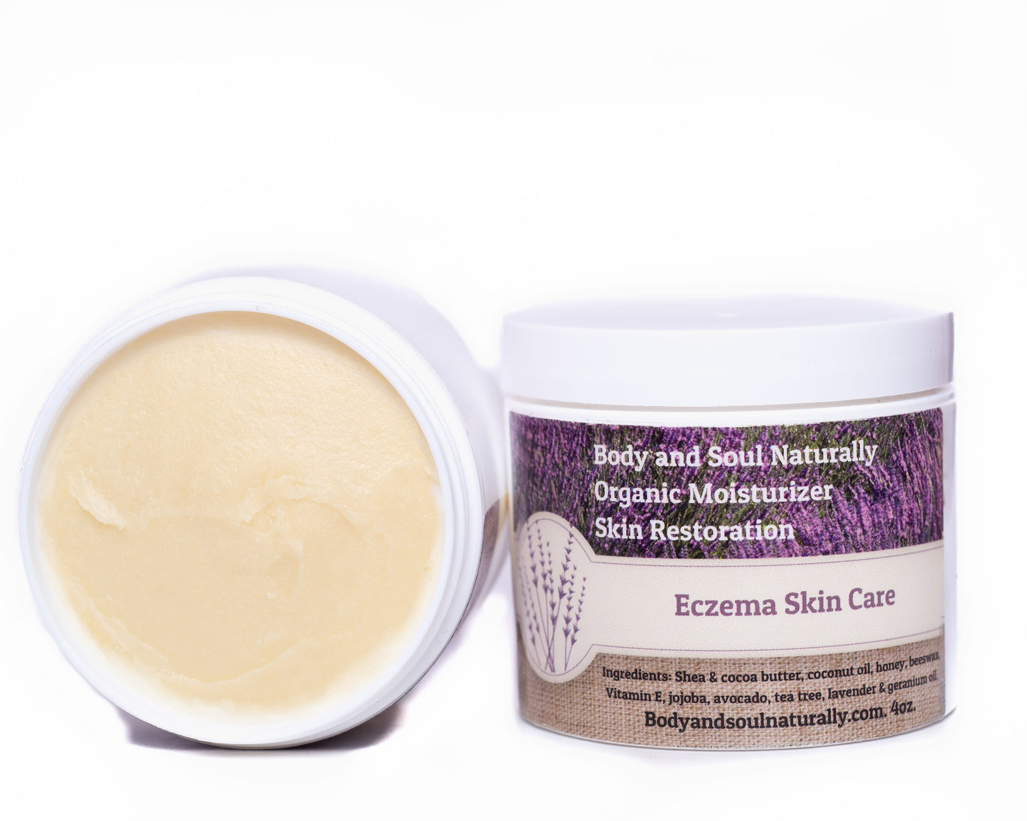 Organic Eczema Cream - Body and Soul Naturally LLC