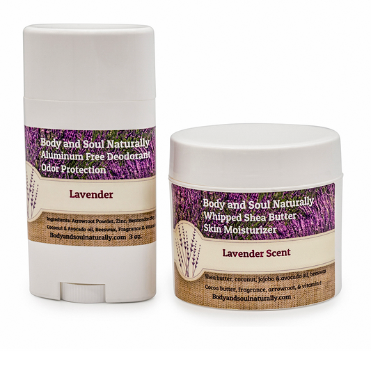 Deodorant & Shea Butter Combo (Women) - Body and Soul Naturally LLC