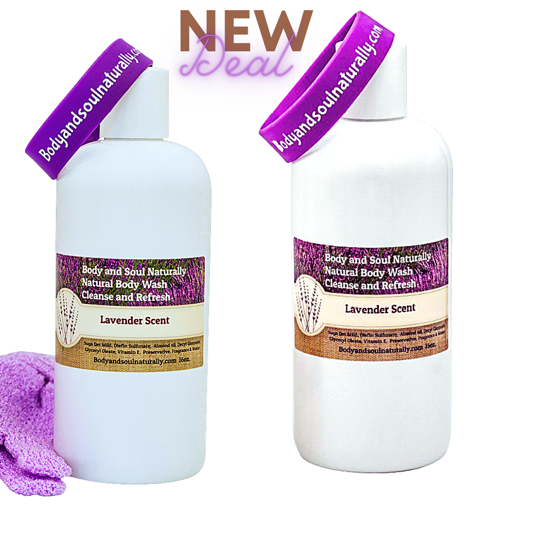 Natural Body Wash Bundle For Women - Body and Soul Naturally LLC