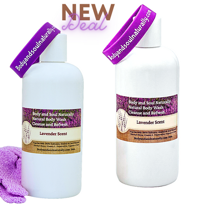 Natural Body Wash Bundle For Women - Body and Soul Naturally LLC