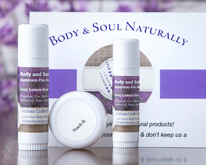 Deodorant & Shea Sampler - Body and Soul Naturally LLC